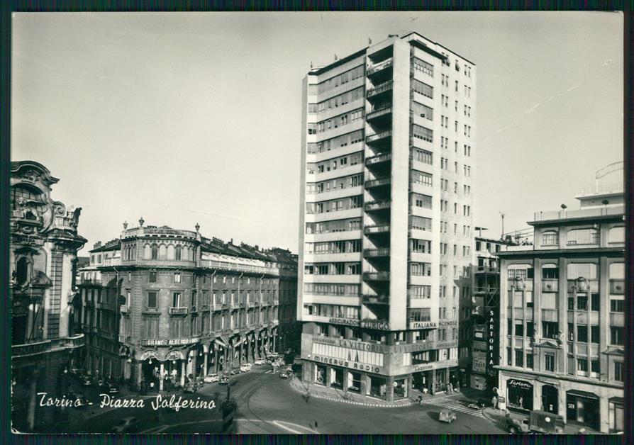 Torino città Piazza Solferino Foto FG cartolina MZ3456 – fronte