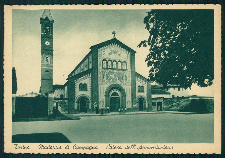 Torino Madonna di Campagna Chiesa dell'Annunziazione FG cartolina MZ3467 – fronte