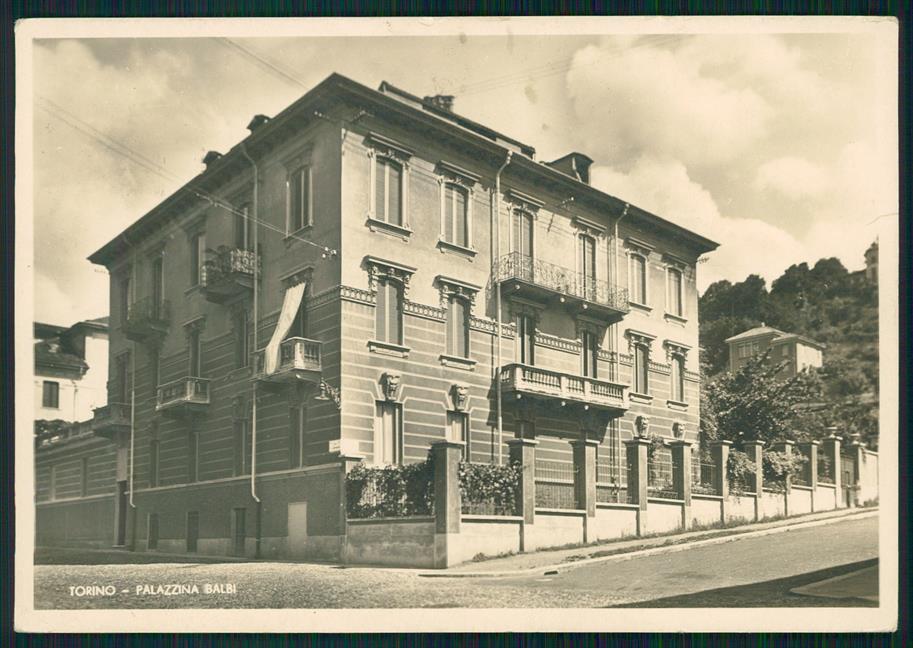 Torino città Palazzina Balbi STRAPPINO FG cartolina MZ3470 – fronte