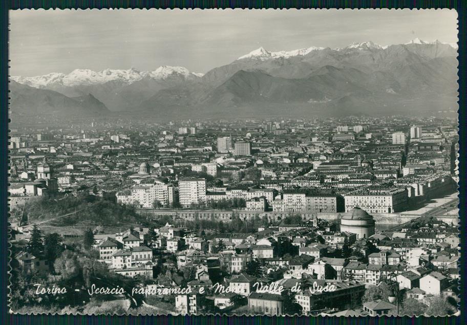 Torino città Monti Valle di Susa Foto FG cartolina MZ3478 – fronte