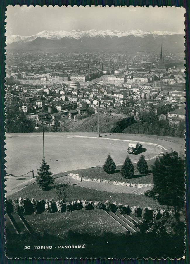 Torino città Panorama Auto Foto FG cartolina MZ3486 – fronte