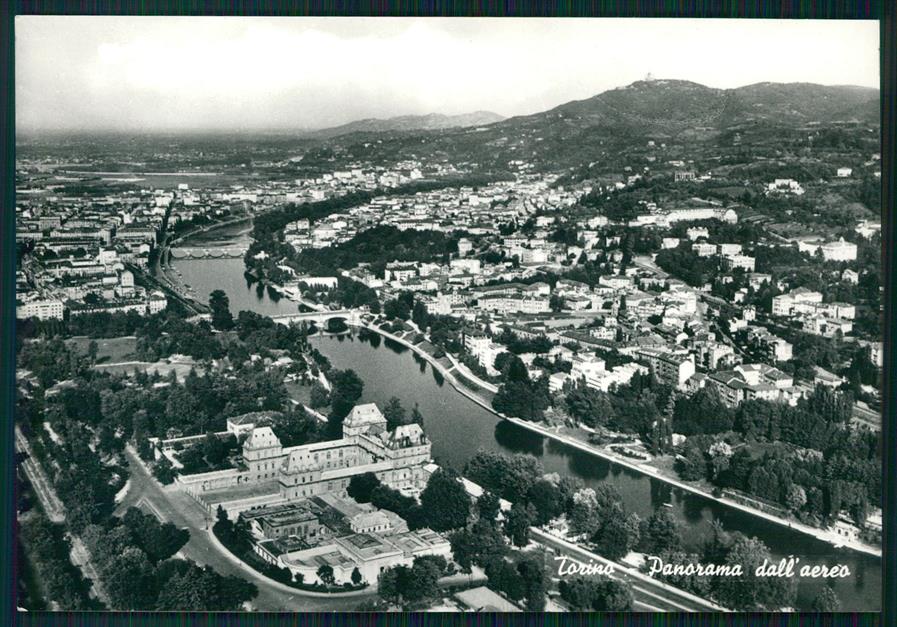 Torino città Panorama Veduta Aerea Foto FG cartolina MZ3487 – fronte