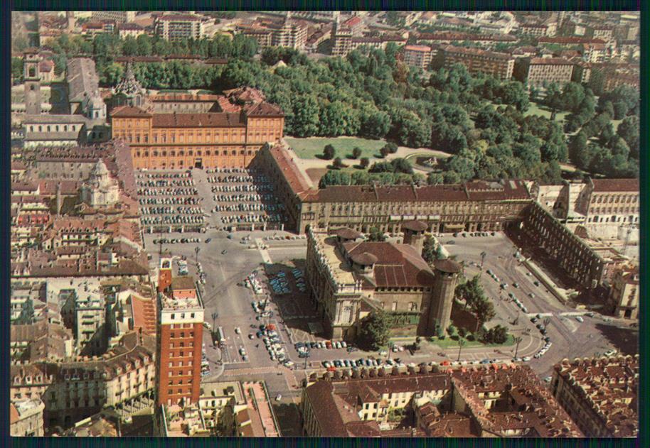 Torino città Panorama Piazza Castello Foto FG cartolina MZ3488 – fronte