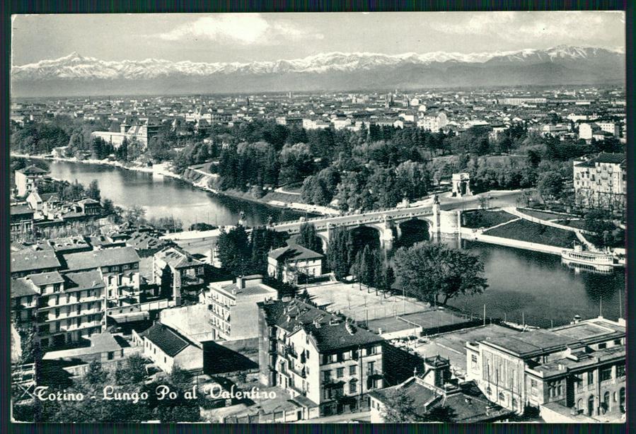Torino città Lungo Po al Valentino Foto FG cartolina MZ3497 – fronte
