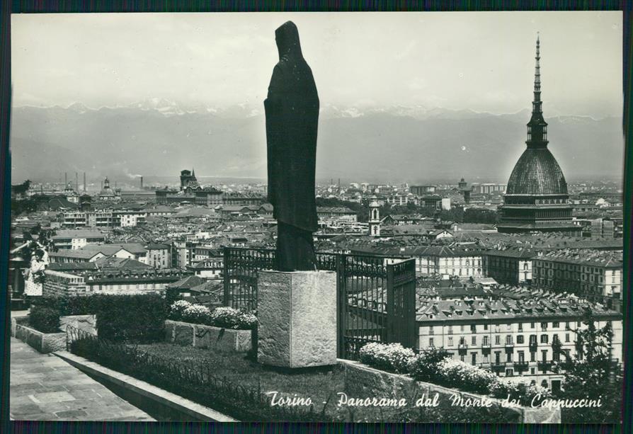 Torino città Panorama dal Monte Cappuccini Foto FG cartolina MZ3507 – fronte
