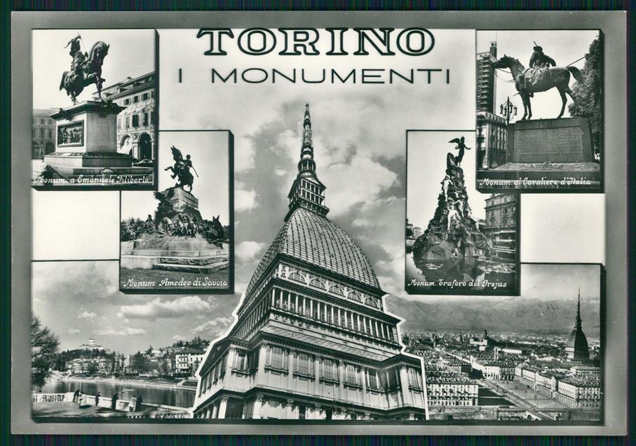 Torino città Monumenti Foto FG cartolina MZ3509 – fronte