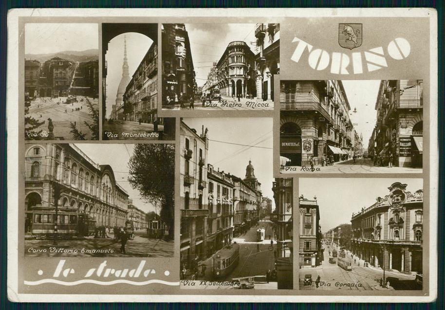 Torino città Le Strade di Foto FG cartolina MZ3513 – fronte