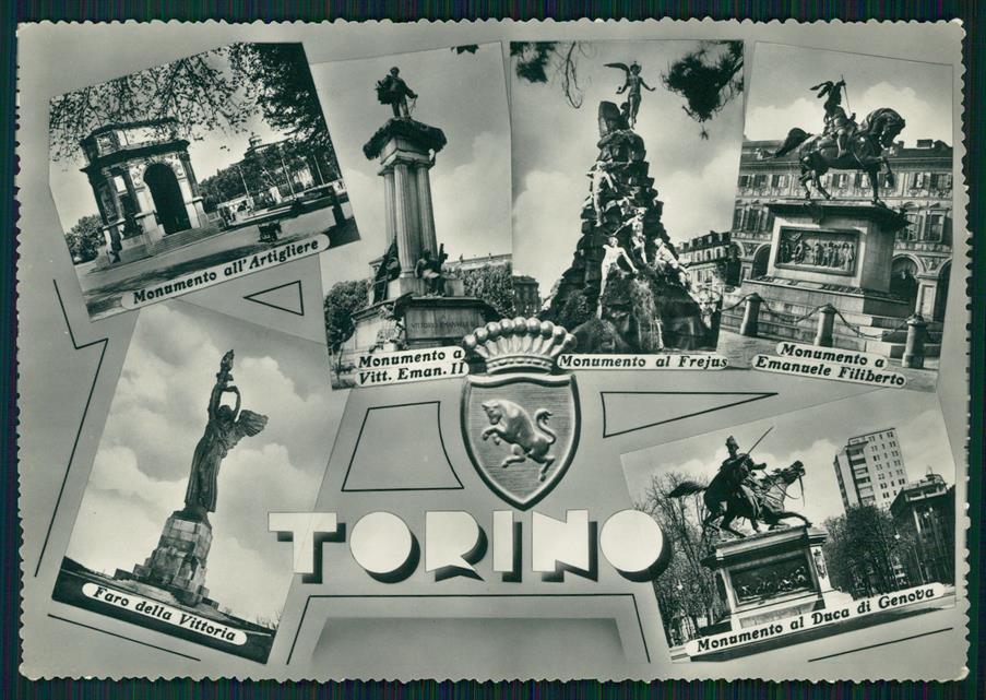Torino città Monumenti di Foto FG cartolina MZ3518 – fronte