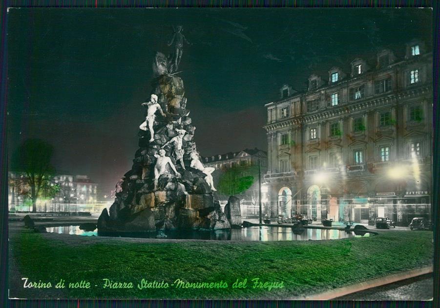 Torino città Piazza Statuto Foto FG cartolina MZ3655 – fronte