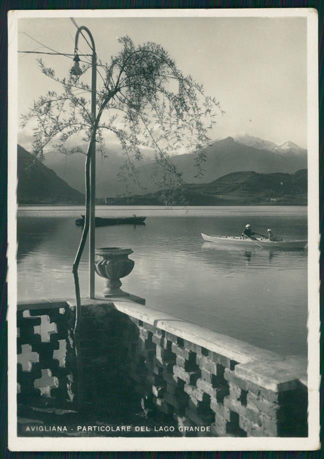 Torino Avigliana Lago Grande Barca Foto FG cartolina MZ3747 – fronte
