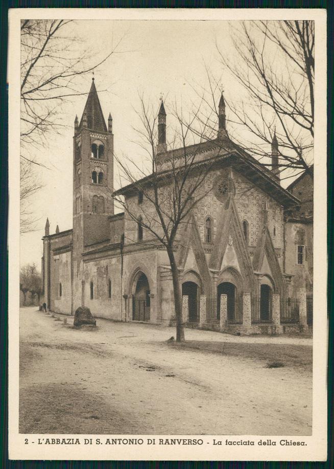 Torino Buttigliera Alta Ranverso Abbazia di FG cartolina MZ3756 – fronte