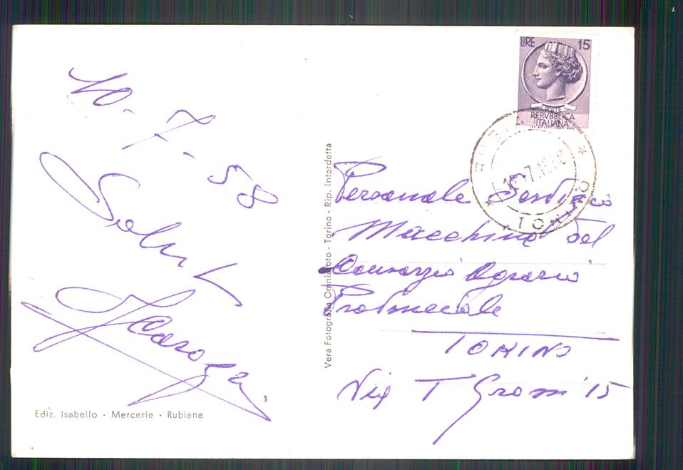 Torino Rubiana Panorama Foto FG cartolina MZ3769 – retro