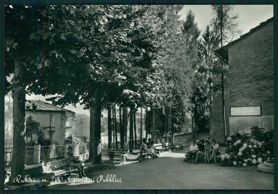 Torino Rubiana Giardini Pubblici Foto FG cartolina MZ3774 – fronte