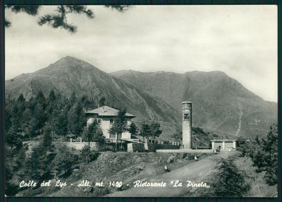 Torino Colle del Lys Ristorante Pineta Foto FG cartolina MZ3779 – fronte