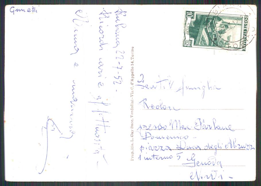 Torino Colle del Lys Panorama MACCHIA FG cartolina MZ3787 – retro