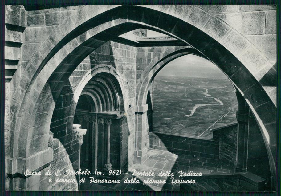 Torino Sacra San Michele Abbazia di Foto FG cartolina MZ3801 – fronte