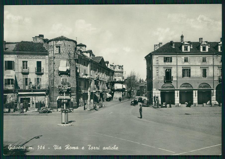 Torino Giaveno Via Roma Foto FG cartolina MZ3809 – fronte