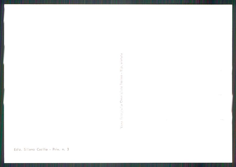 Torino Giaveno Colle Bione Nevicata Mappa Foto FG cartolina MZ3816 – retro