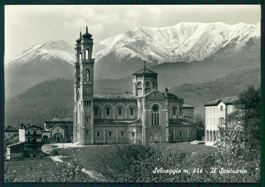 Torino Giaveno Selvaggio Santuario Foto FG cartolina MZ3820 – fronte
