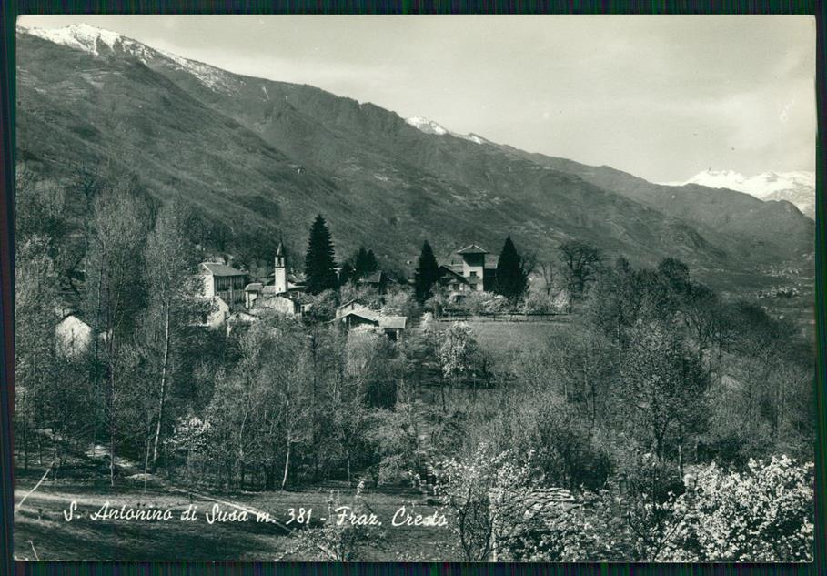 Torino Sant'Antonino di Susa Frazione Cresto Foto FG cartolina MZ3832 – fronte