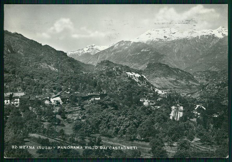 Torino Meana di Susa Panorama Foto FG cartolina MZ3852 – fronte