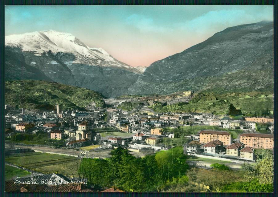 Torino Susa Panorama Foto FG cartolina MZ3866 – fronte