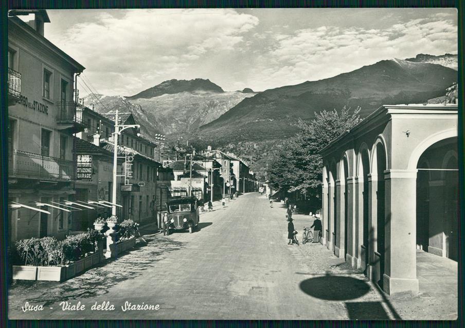 Torino Susa Viale della Stazione Corriera Foto FG cartolina MZ3872 – fronte