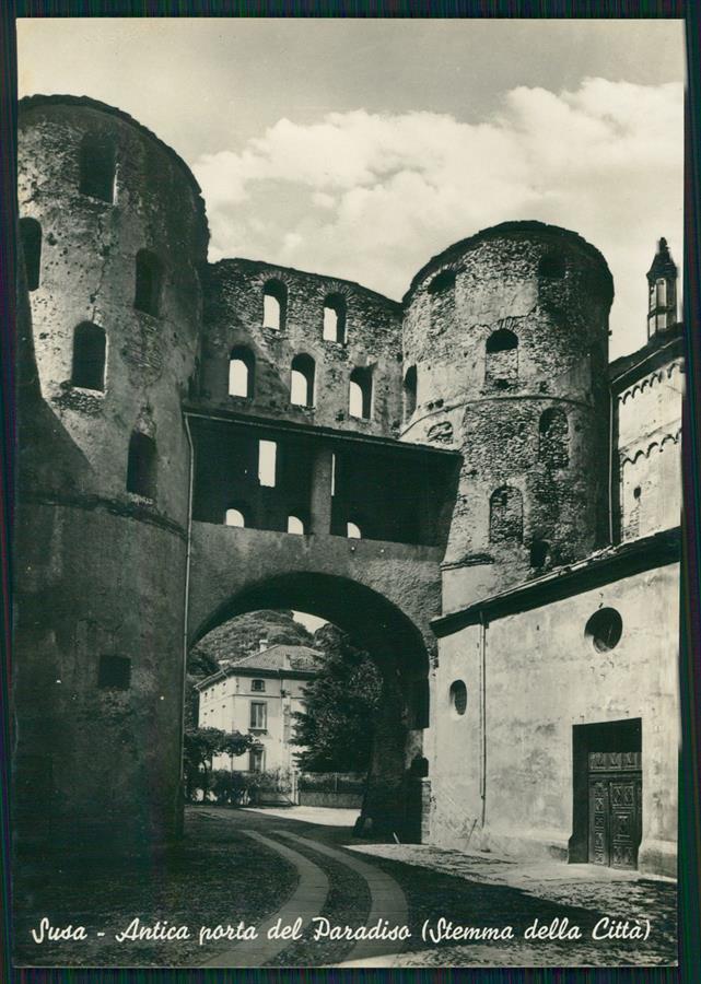 Torino Susa Antica Porta Paradiso Foto FG cartolina MZ3874 – fronte