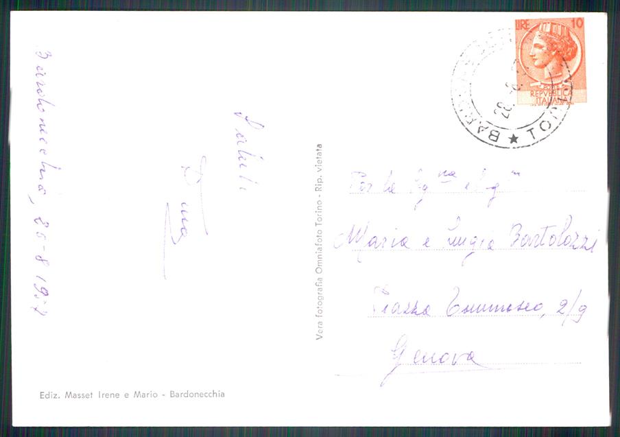 Torino Bardonecchia Mélezet Foto FG cartolina MZ3903 – retro