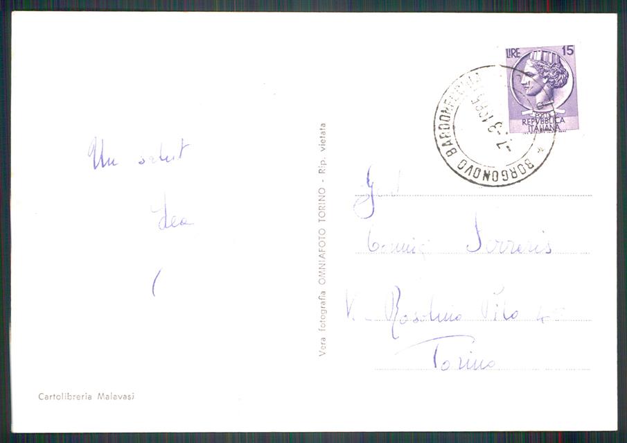 Torino Bardonecchia Millaures Foto FG cartolina MZ3907 – retro
