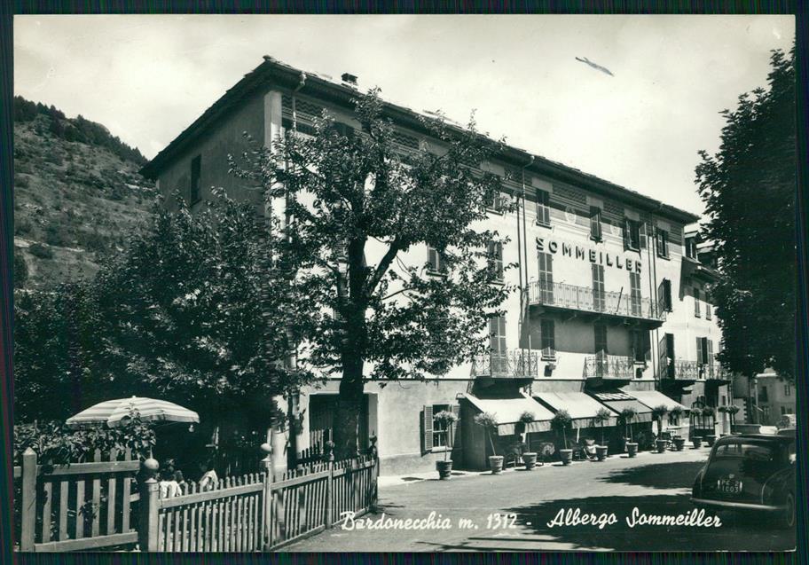 Torino Bardonecchia Albergo Sommeiller Auto Foto FG cartolina MZ3910 – fronte