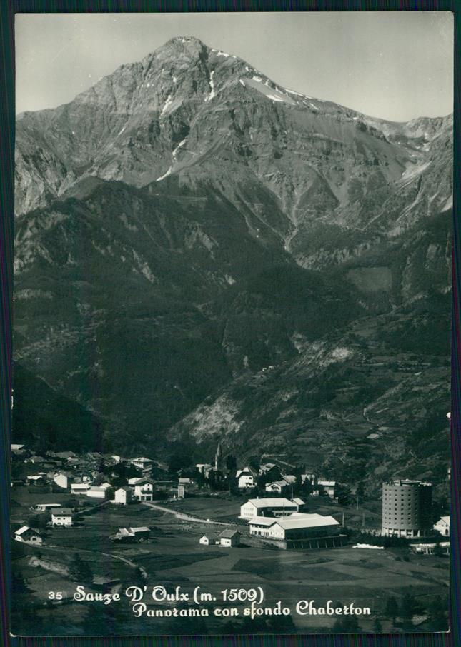 Torino Sauze d'Oulx Panorama Chaberton Foto FG cartolina MZ3932 – fronte