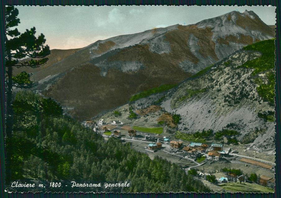 Torino Claviere Panorama Foto FG cartolina MZ3947 – fronte