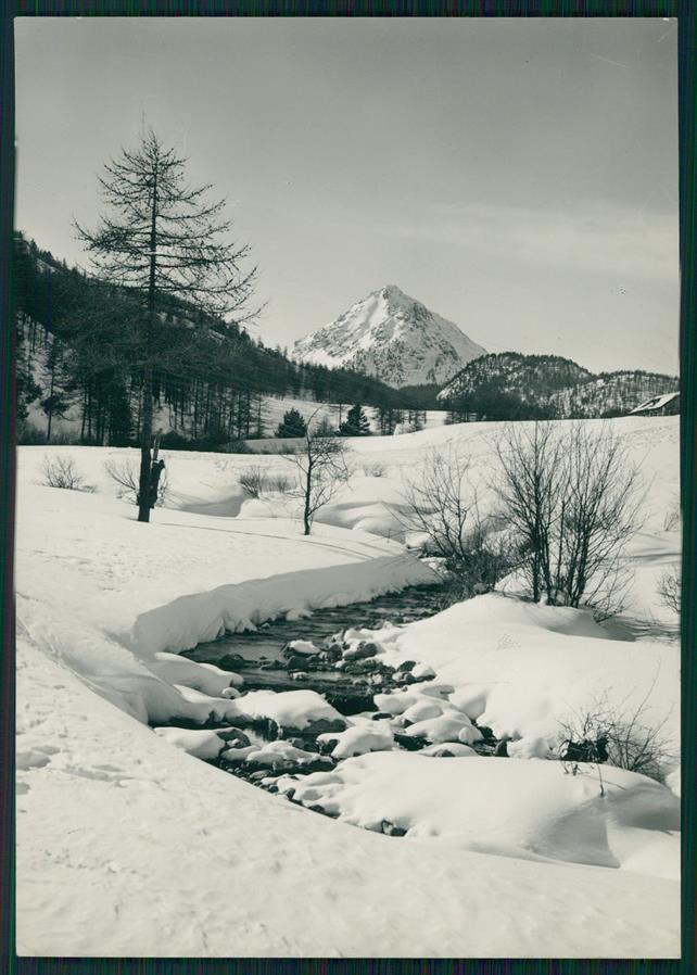 Torino Claviere Nevicata FG cartolina MZ3950 – fronte
