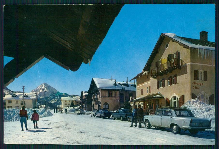 Torino Claviere Nevicata Auto Foto FG cartolina MZ3954 – fronte