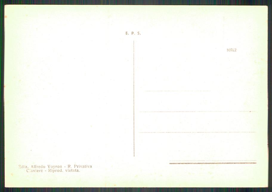 Torino Claviere Panorama FG cartolina MZ3955 – retro