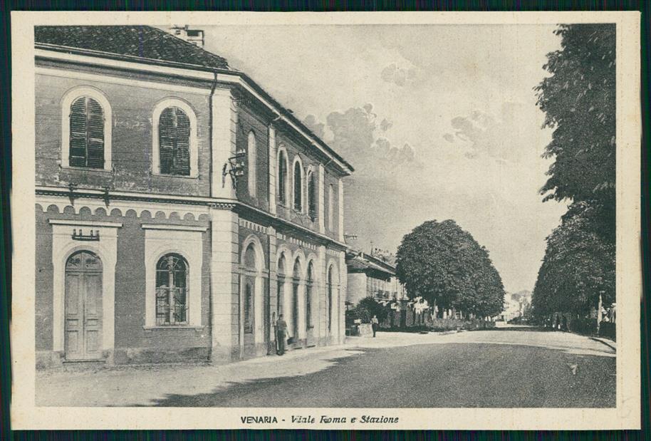 Torino Venaria Reale Viale Roma Stazione FG cartolina MZ3963 – fronte