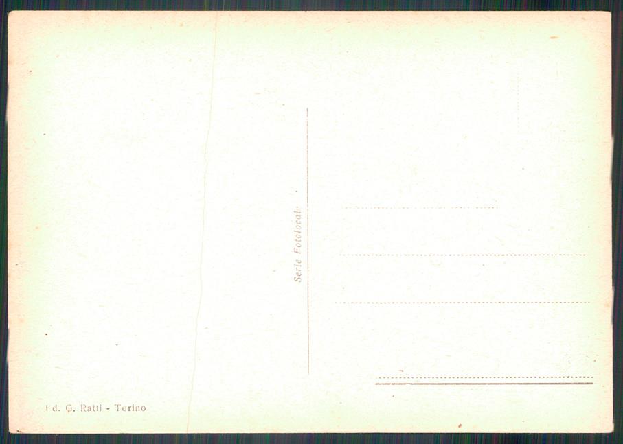 Torino Venaria Reale Piazza Annunziata FG cartolina MZ3966 – retro