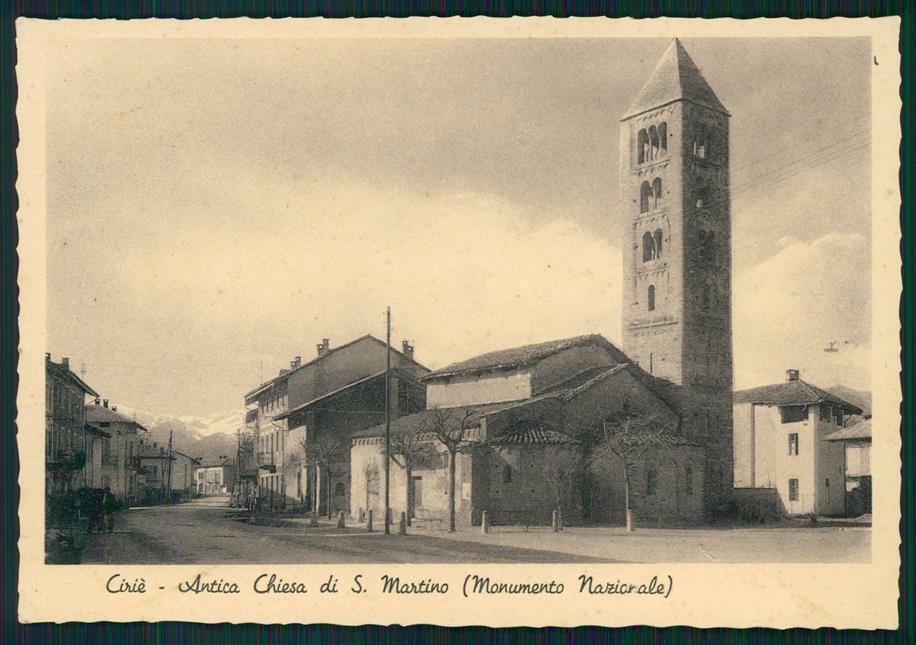 Torino Cirié Chiesa San Martino FG cartolina MZ3974 – fronte