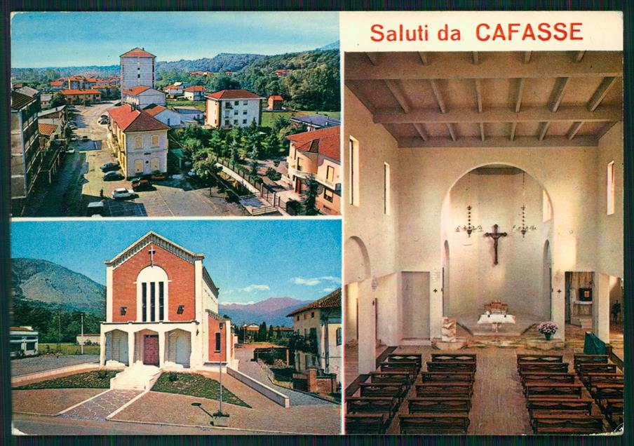 Torino Cafasse Saluti da Foto FG cartolina MZ3978 – fronte