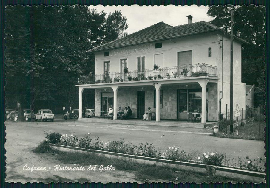 Torino Cafasse Trattoria il Gallo Auto Foto FG cartolina MZ3980 – fronte