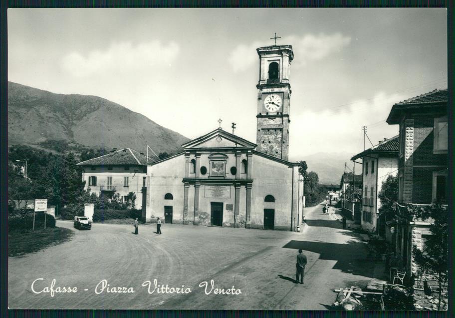 Torino Cafasse Piazza Vittorio Veneto Foto FG cartolina MZ3984 – fronte
