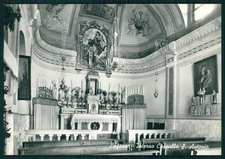 Torino Cafasse Interno Cappella Sant'Antonio Foto FG cartolina MZ3986 – fronte