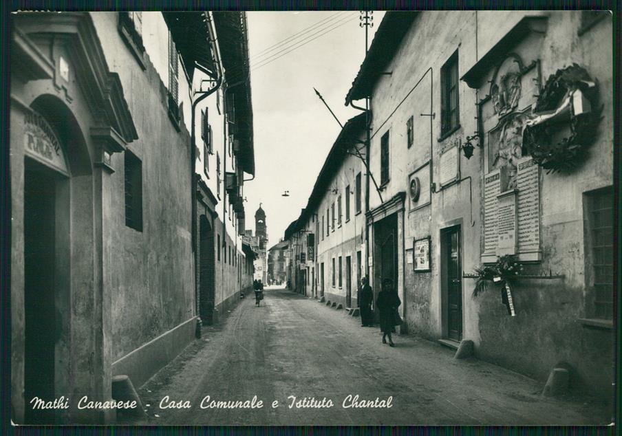 Torino Mathi Canavese Casa Comunale Istituto Chantal Foto FG cartolina MZ3999 – fronte