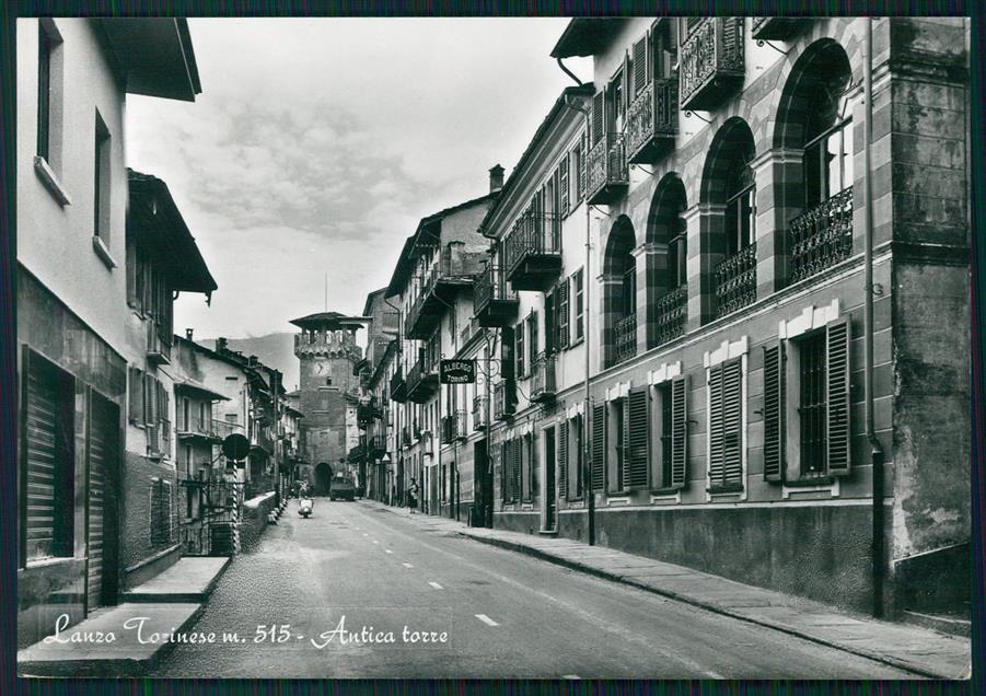 Torino Lanzo Torinese Antica Torre Vespa Foto FG cartolina MZ4015 – fronte
