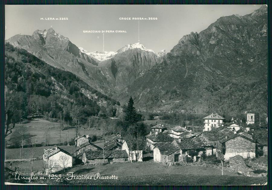 Torino Usseglio Piazzette PIEGHINA Foto FG cartolina MZ4037 – fronte