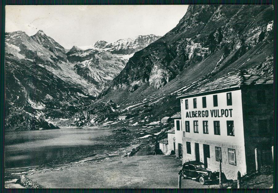 Torino Usseglio Malciaussia Albergo Vulpot Auto Foto FG cartolina MZ4044 – fronte