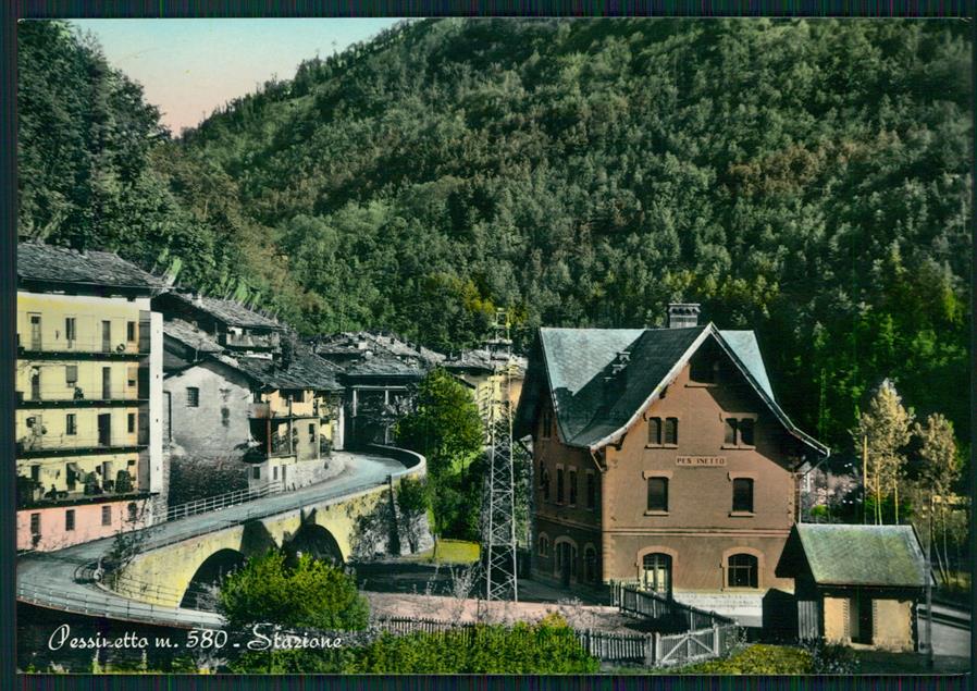 Torino Pessinetto Stazione Foto FG cartolina MZ4050 – fronte