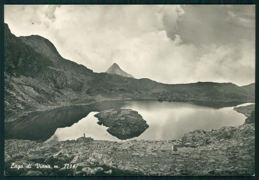 Torino Mezzenile Lago di Viana Foto FG cartolina MZ4060 – fronte