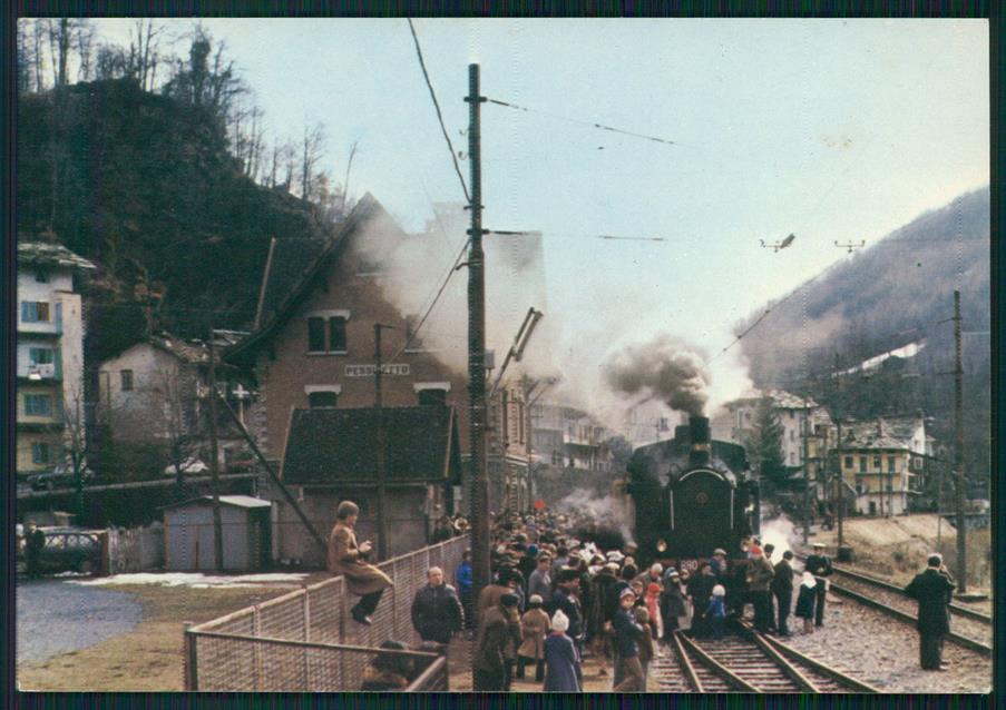 Torino Pessinetto Stazione Vecchia Vaporiera Foto FG cartolina MZ4065 – fronte